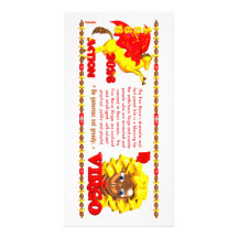 Valxart 1966 2026 Fire Horse zodiac Virgo Personalised Photo Card