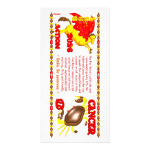 Valxart 1966 2026 Fire Sheep zodiac Cancer Personalised Photo Card