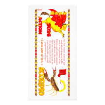 Valxart 1966 2026 Fire Sheep zodiac Scorpio Photo Card