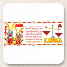 Valxart 1987 2047 FireRabbit zodiac Libra Coaster
