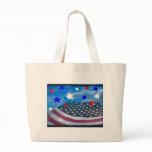 ValxArt American flag abstract design bags