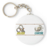 ValxArt Aries Cancer zodiac friendship Key Chain