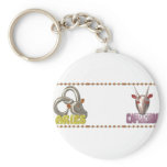 Valxart Aries Capricorn zodiac friendship keychains