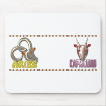 Valxart Aries Capricorn zodiac friendship Mousemat