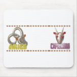 Valxart Aries Capricorn zodiac friendship mousepads