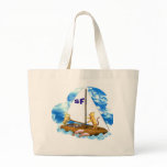 Valxart sails the bay of San Francisco with fishes bags