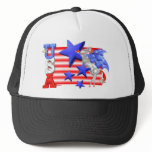 ValxArt USA Flying Horse flag and stars hats
