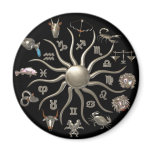 Valxart zodiac Wheel of life Magnet