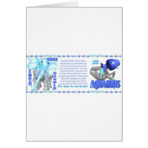 Valxart's 1973 Zodiac  water Bull born Aquarius Cards
