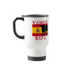 Vamos Rafa With Flag of Spain mugs
