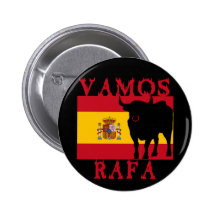 Vamos Rafa With Flag of Spain Pins