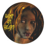 Vamp at Heart Stickers