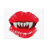 VAMP LIPS PRINT LAYER TRANSPARENCY POSTCARDS