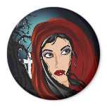 Vamp Fridge Magnet