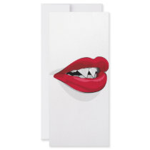 Vampira Mouth Custom Rack Cards