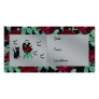 Vampire and Cat Customized Photo Card