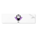Vampire Angel Girl Tribal Wings bumper stickers