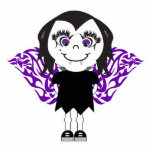 Vampire Angel Girl Tribal Wings photo sculptures