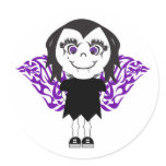 Vampire Angel Girl Tribal Wings stickers