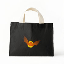 Vampire Bat Halloween Canvas Bags