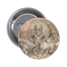 Vampire Bat Portrait Pin