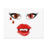 VAMPIRE BLEEDING TEARS GRAPHIC PRINT POST CARDS