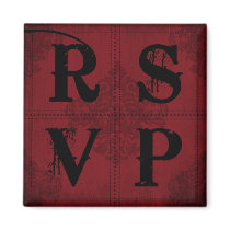 Vampire Bride RSVP Magnet