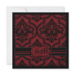 Vampire Bride Wedding Invite Square invitations