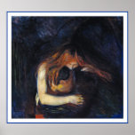 Vampire by Edvard Munch posters
