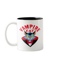 Vampire Cat Coffee Mugs