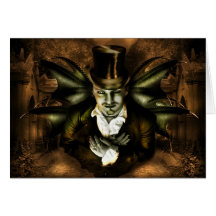 Vampire Cemetery Greeting Card