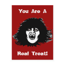Vampire Chick a Real Treat Postcards