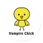 Vampire Chick stickers