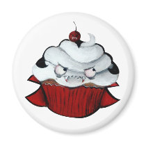 Vampire Count Cup Cake magnets by colonelle Vampire Count Cup Cake magnets