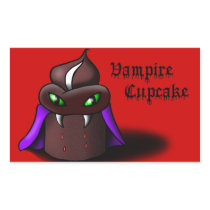 Vampire Cupcake (red) Sticker