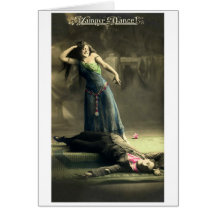 Vampire Dance Card