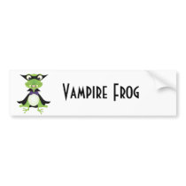 Vampire Frog Bumper Stickers