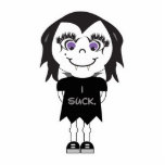 Vampire Girl I Suck photo sculptures