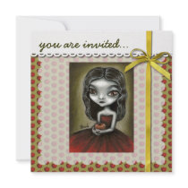 Vampire girl invitations