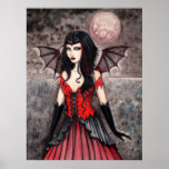 Vampire Gothic Fairy Art Poster Print