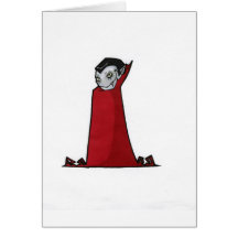 vampire greeting card