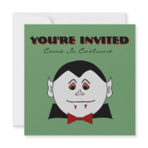 Vampire Halloween Party Invitations