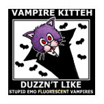 VAMPIRE KITTEH... t-shirts