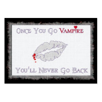 Vampire Love Business Card Template