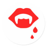 Vampire Mouth stickers