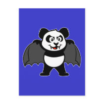 Vampire Panda Post Card