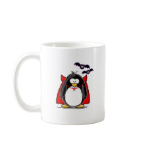Vampire Penguin Coffee Mugs