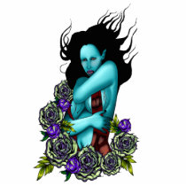 vampire pinup keychain photo cutout