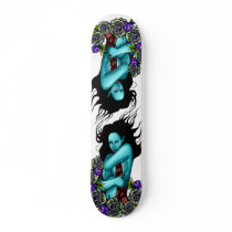 vampire pinup, skateboard