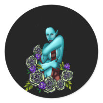 vampire pinup sticker
